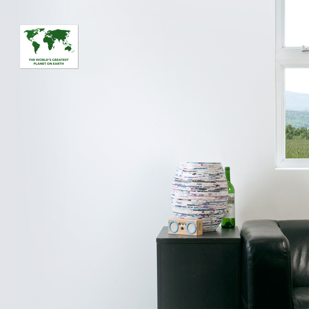 THE WORLD'S GREATEST PLANET ON EARTH by Psychoanalytic's Store